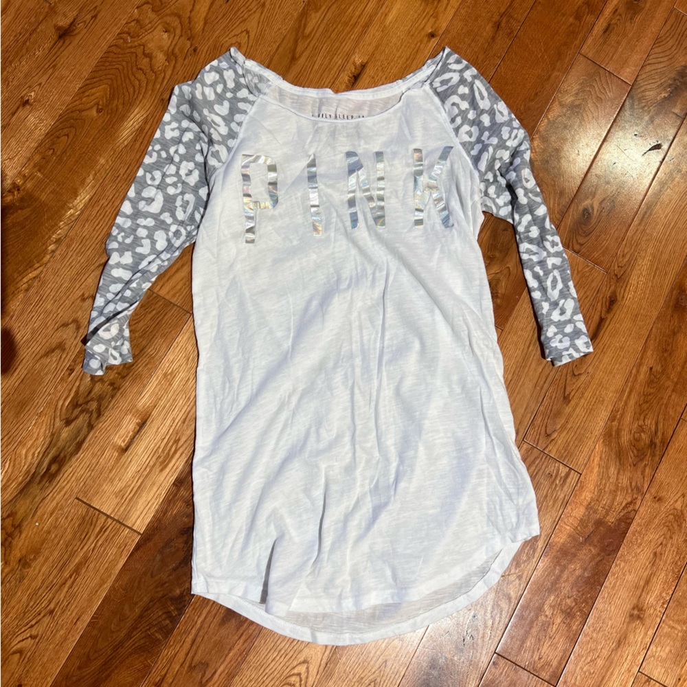 Victoria’s Secret PINK LS pajama nightgown